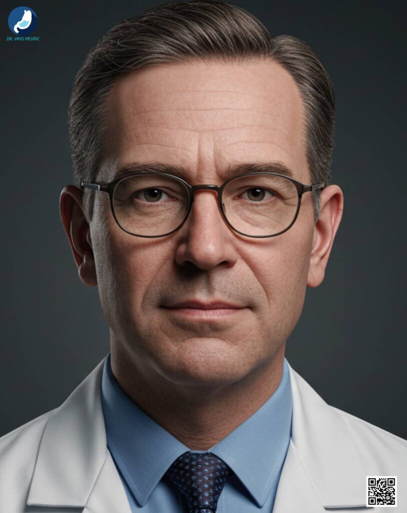 With advanced training in internal medicine and gastroenterology - dr vayo mevric